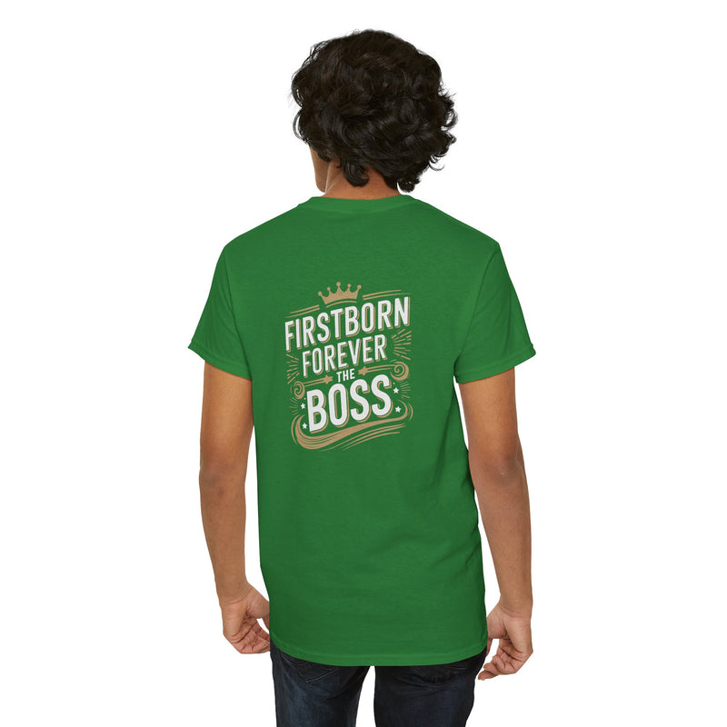 Unisex Heavy Cotton Tee: "Forever the BOSS" - T-Shirt