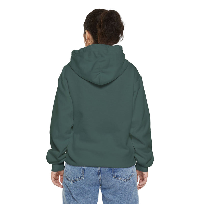 Unisex Garment-Dyed Hoodie with Smile Design - Cozy & Casual Everyday Wear