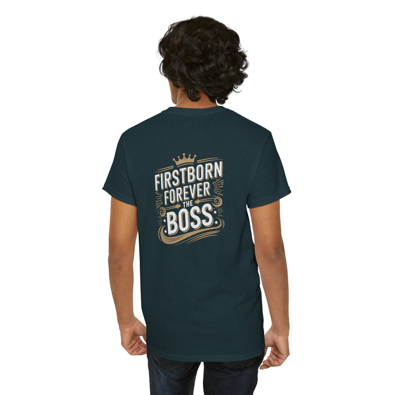 Unisex Heavy Cotton Tee: "Forever the BOSS" - T-Shirt