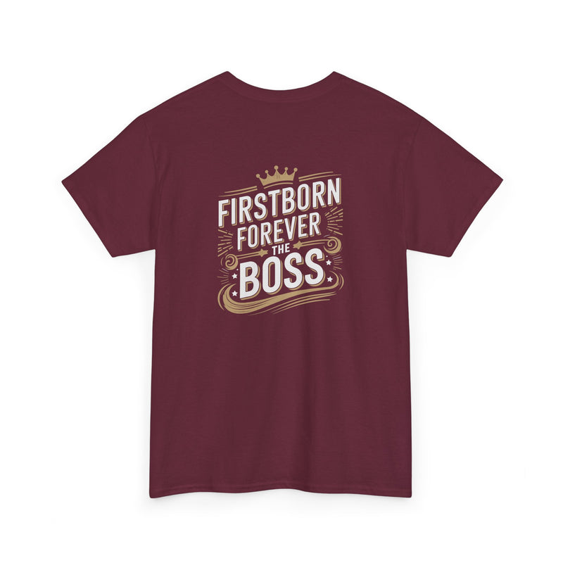 Unisex Heavy Cotton Tee: "Forever the BOSS" - T-Shirt