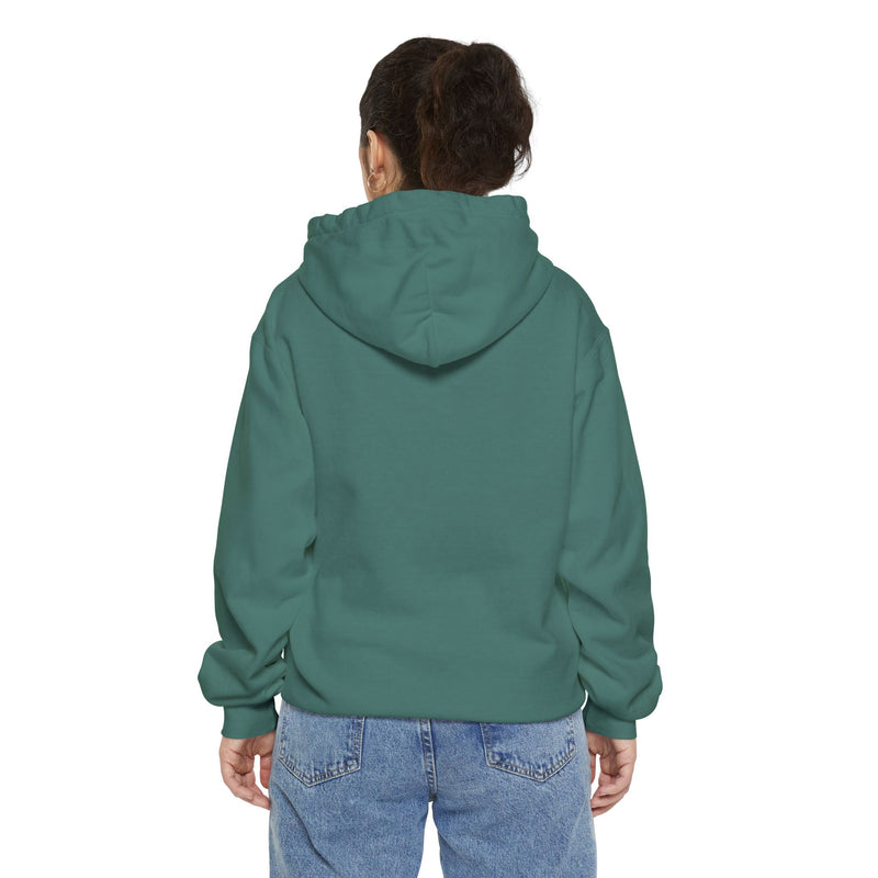 Unisex Garment-Dyed Hoodie with Smile Design - Cozy & Casual Everyday Wear