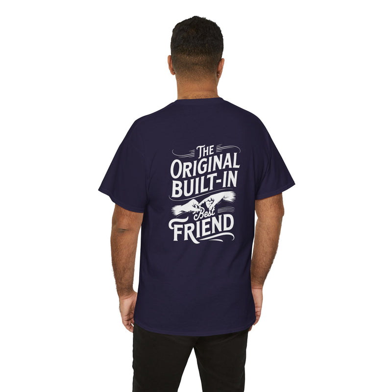 Unisex Heavy Cotton Tee - Built in BEST FRIEND