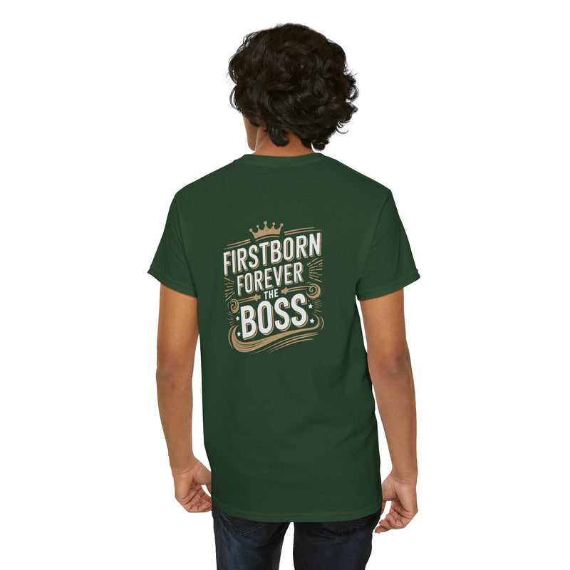 Unisex Heavy Cotton Tee: "Forever the BOSS" - T-Shirt