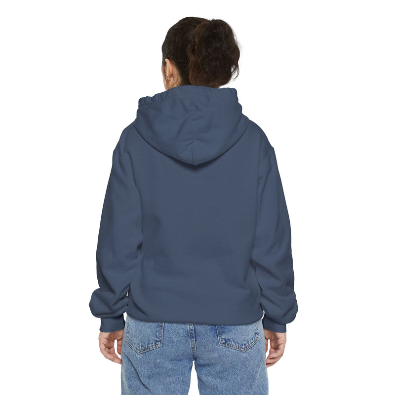 Unisex Garment-Dyed Hoodie with Smile Design - Cozy & Casual Everyday Wear