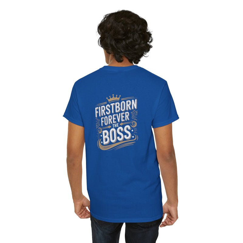 Unisex Heavy Cotton Tee: "Forever the BOSS" - T-Shirt