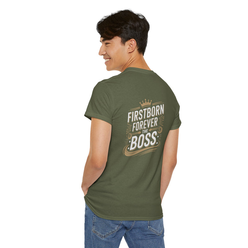 Unisex Heavy Cotton Tee: "Forever the BOSS" - T-Shirt