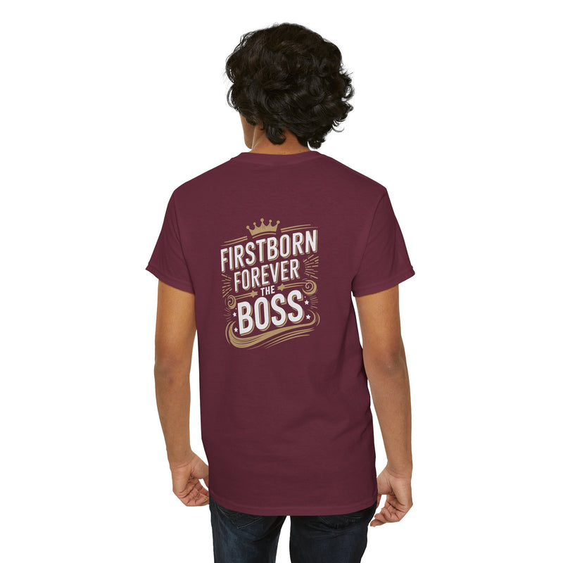 Unisex Heavy Cotton Tee: "Forever the BOSS" - T-Shirt