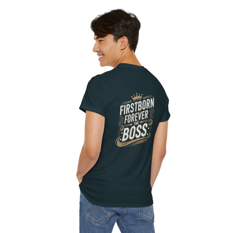 Unisex Heavy Cotton Tee: "Forever the BOSS" - T-Shirt